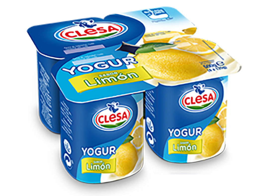IOGURTE CLESA AROMA LIMÃO 4X125G