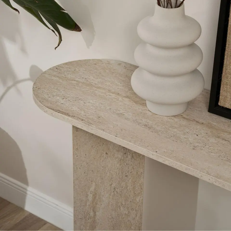 CALICOSY - Sidetable SIRA - Travertijn - 75x150x35 cm