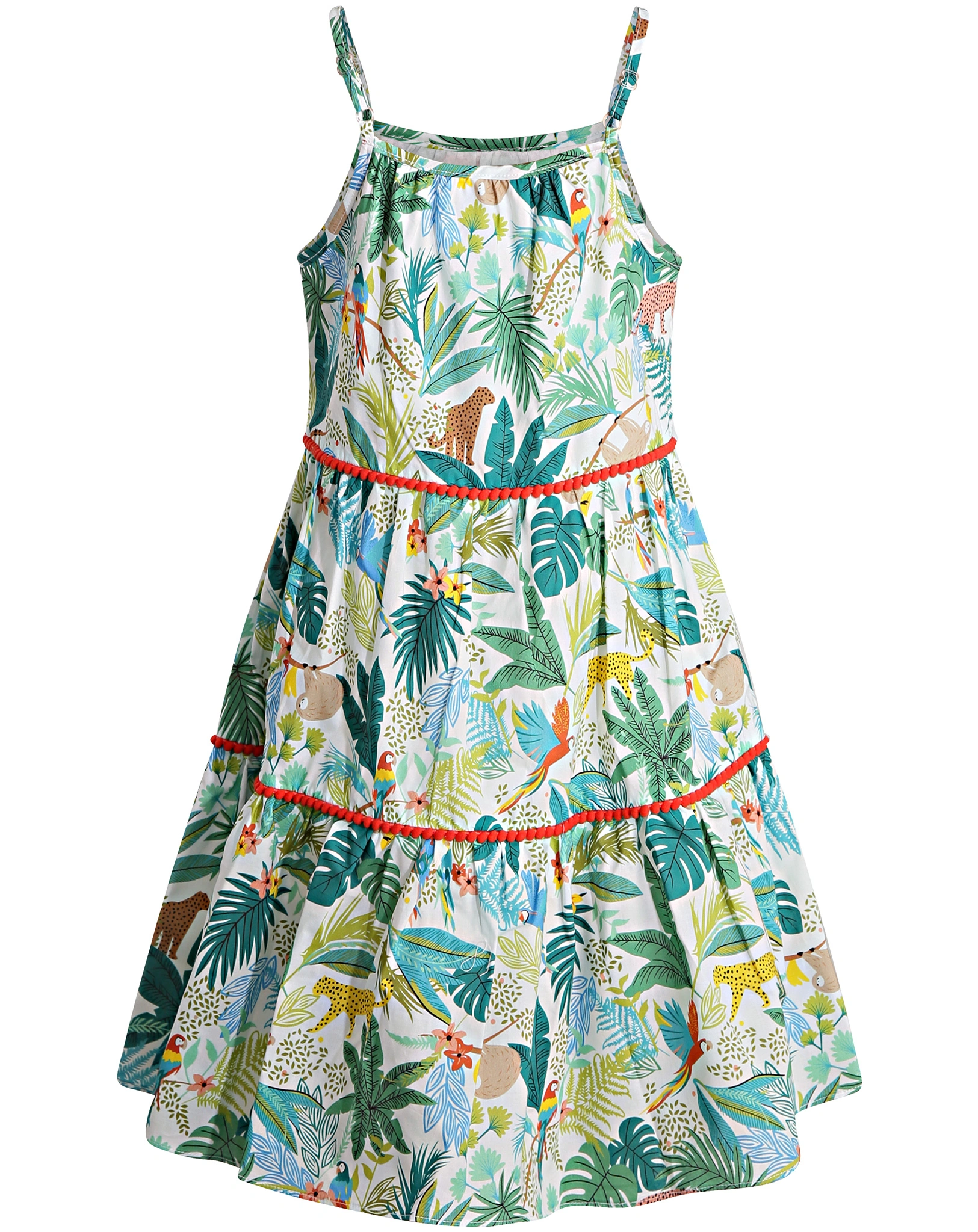 Träger-Kleid DSCHUNGEL in green