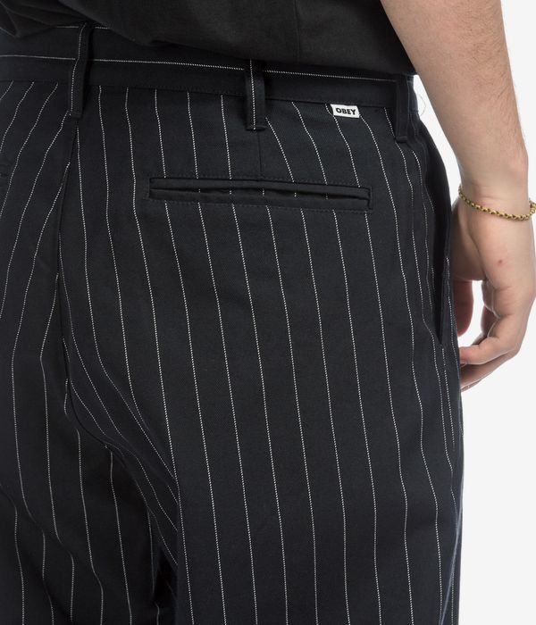 Obey Fubar Pleated Hose (vulcan navy stripe multi)