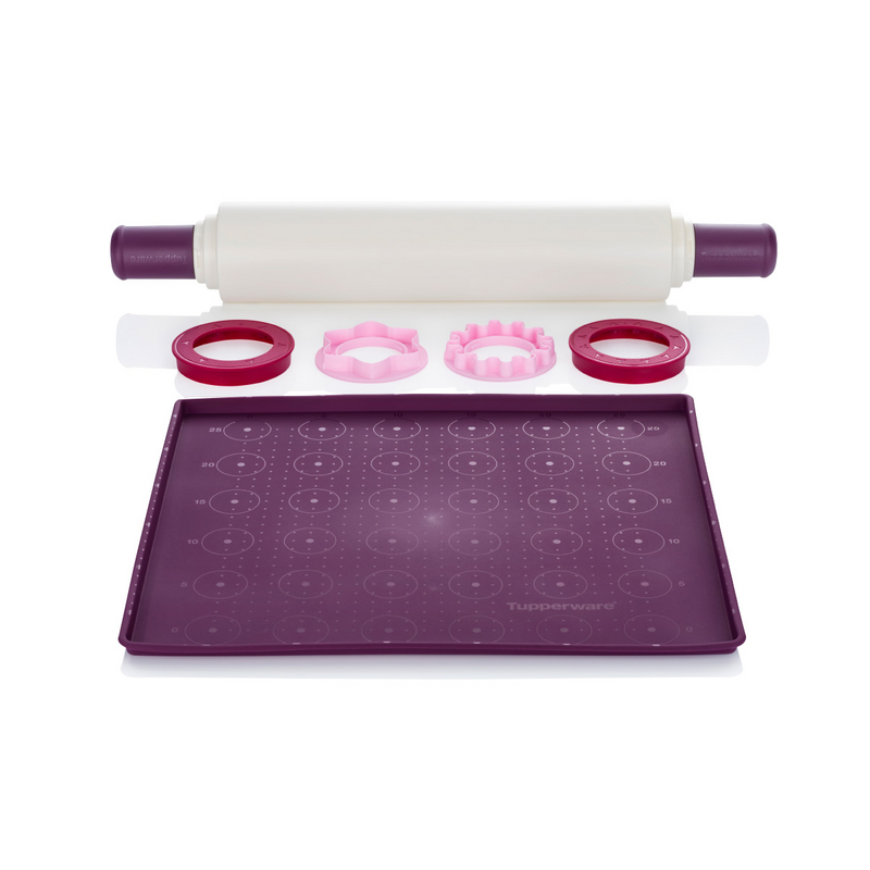 Back & Roll Set Cleveres Nudelholz & flexible Backunterlage