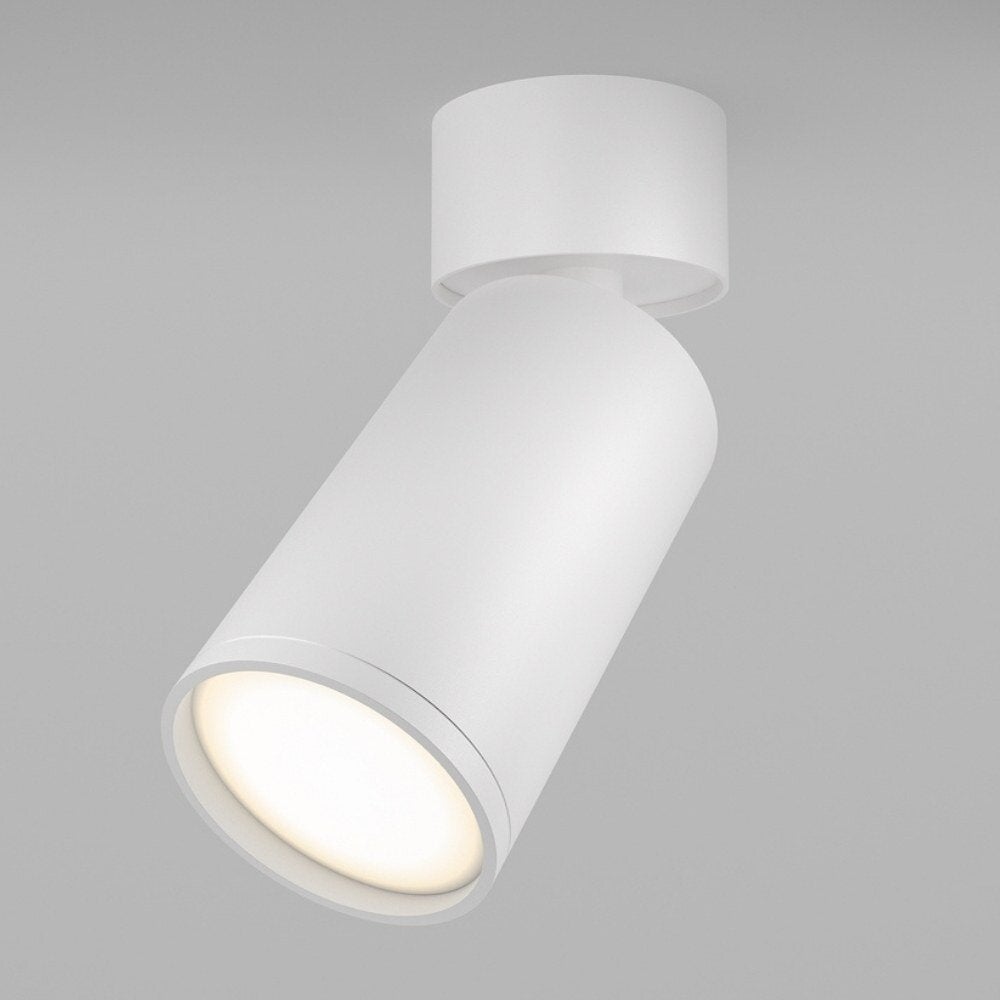 Focus plafondopbouwlamp in wit GU10