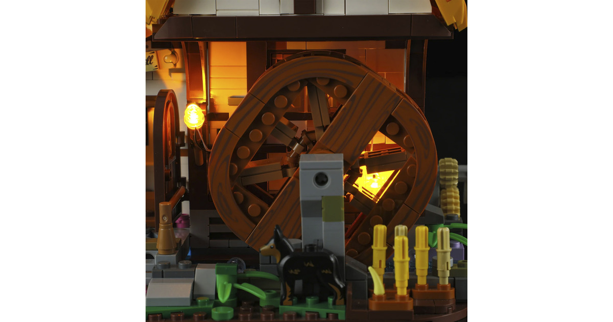 LumibricksMiddle Ages - Medieval Water Mill Constructiespeelgoed  (F9061)
