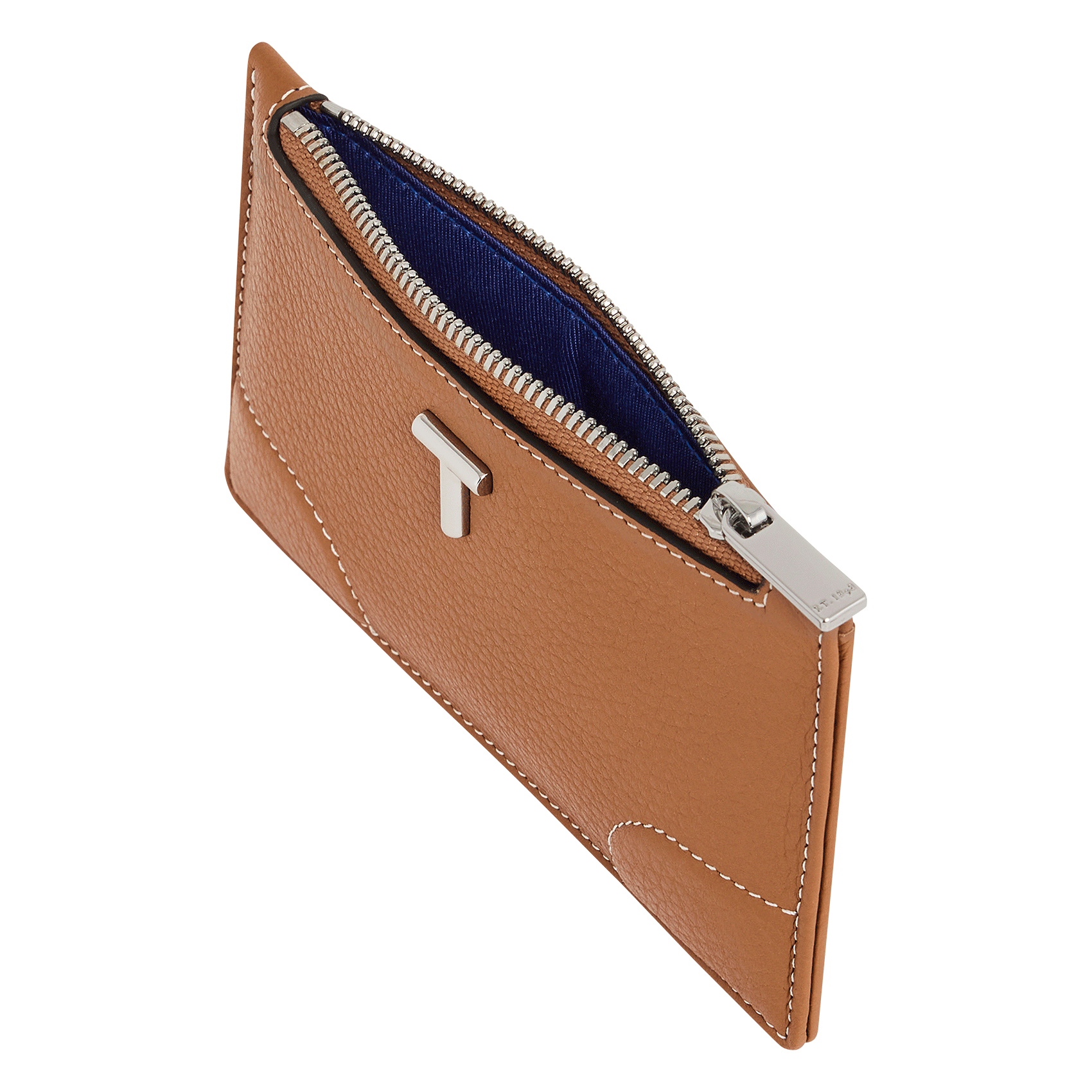 ROMY - Porte-cartes en cuir grainé| Marron