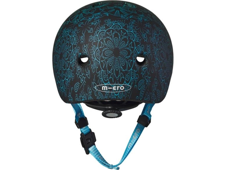 Micro Mobility Helm Mandala Blau, M Scooter und Fahrradhelm für Kinder