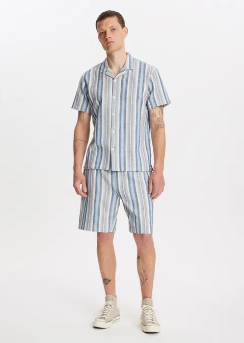 Korte broek met structuur assorti (ASSOR)