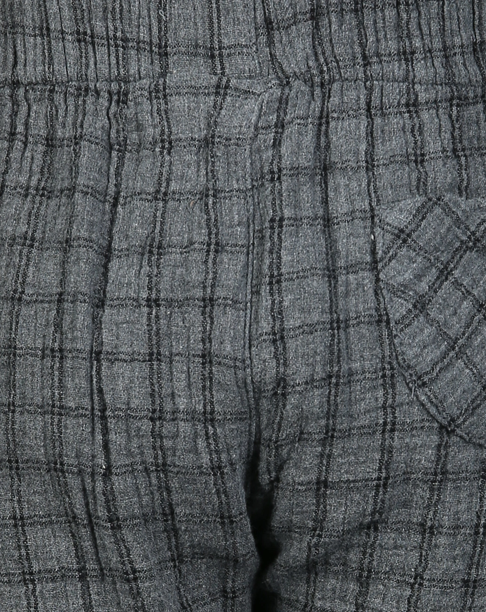 Stoffhose BRUNO kariert in grau