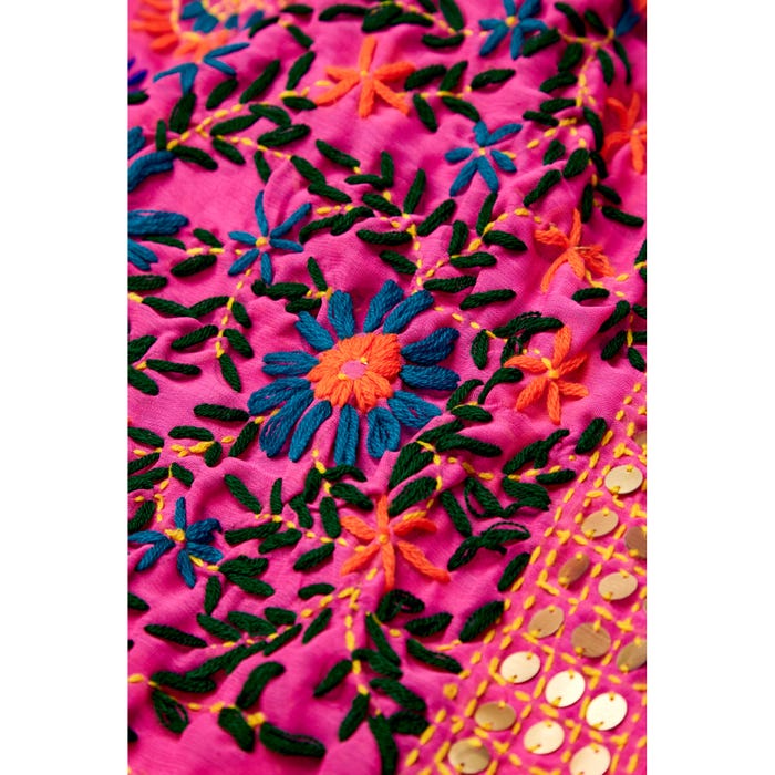 Veritas-Korte kimono hand geborduurd