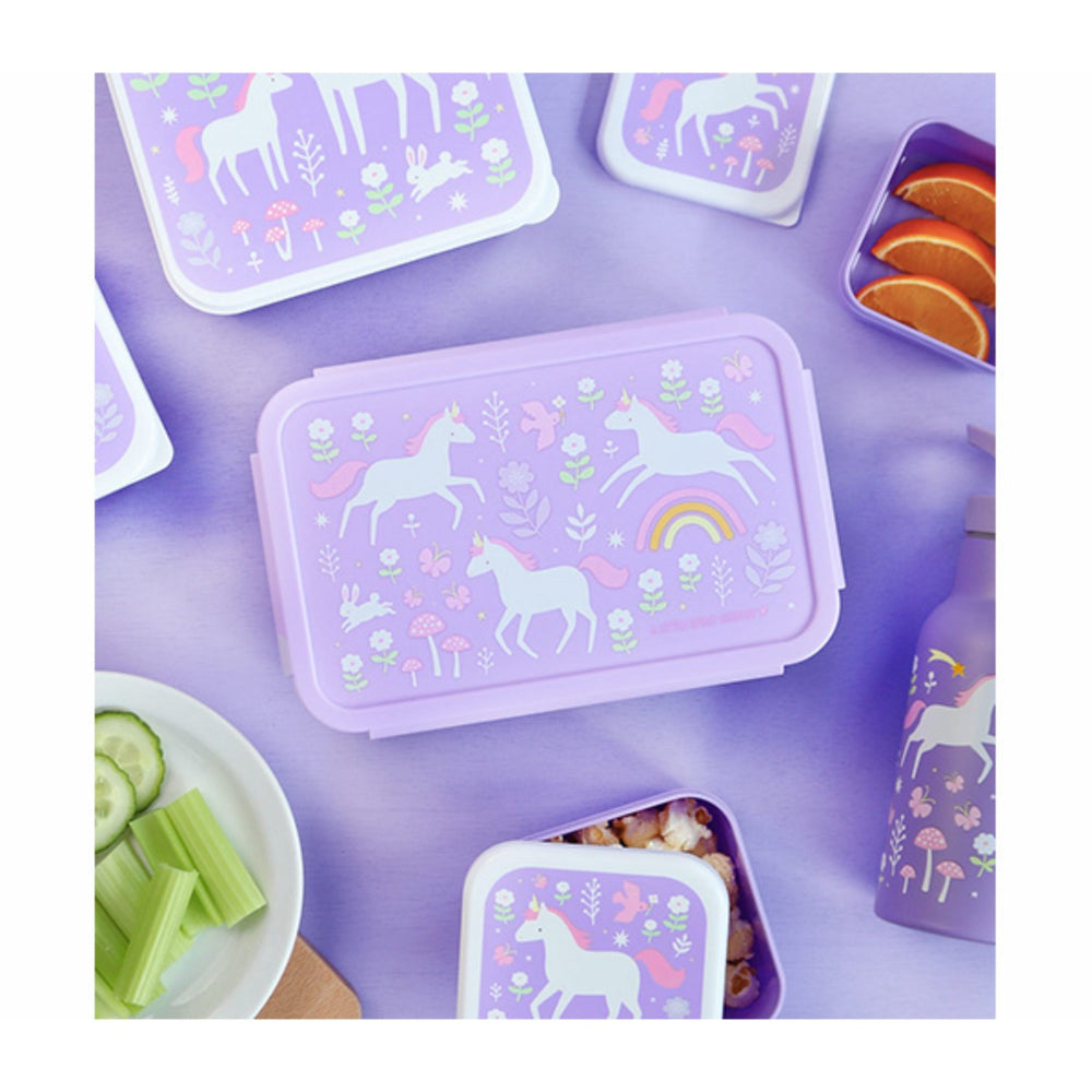 Køb A Little Lovely Company Unicorn Dreams Bento Madkasse