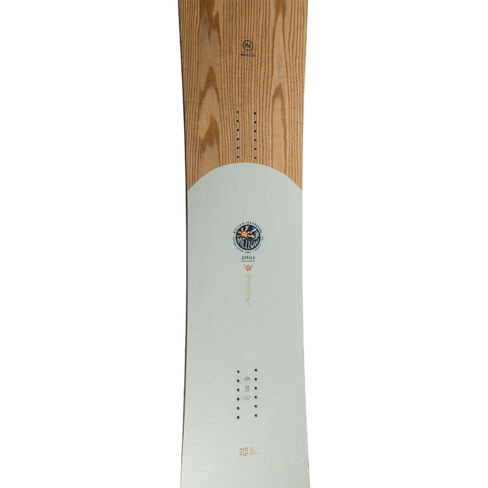 Nidecker MELLOW - Snowboard all mountain Homme white/beige/orange/black
