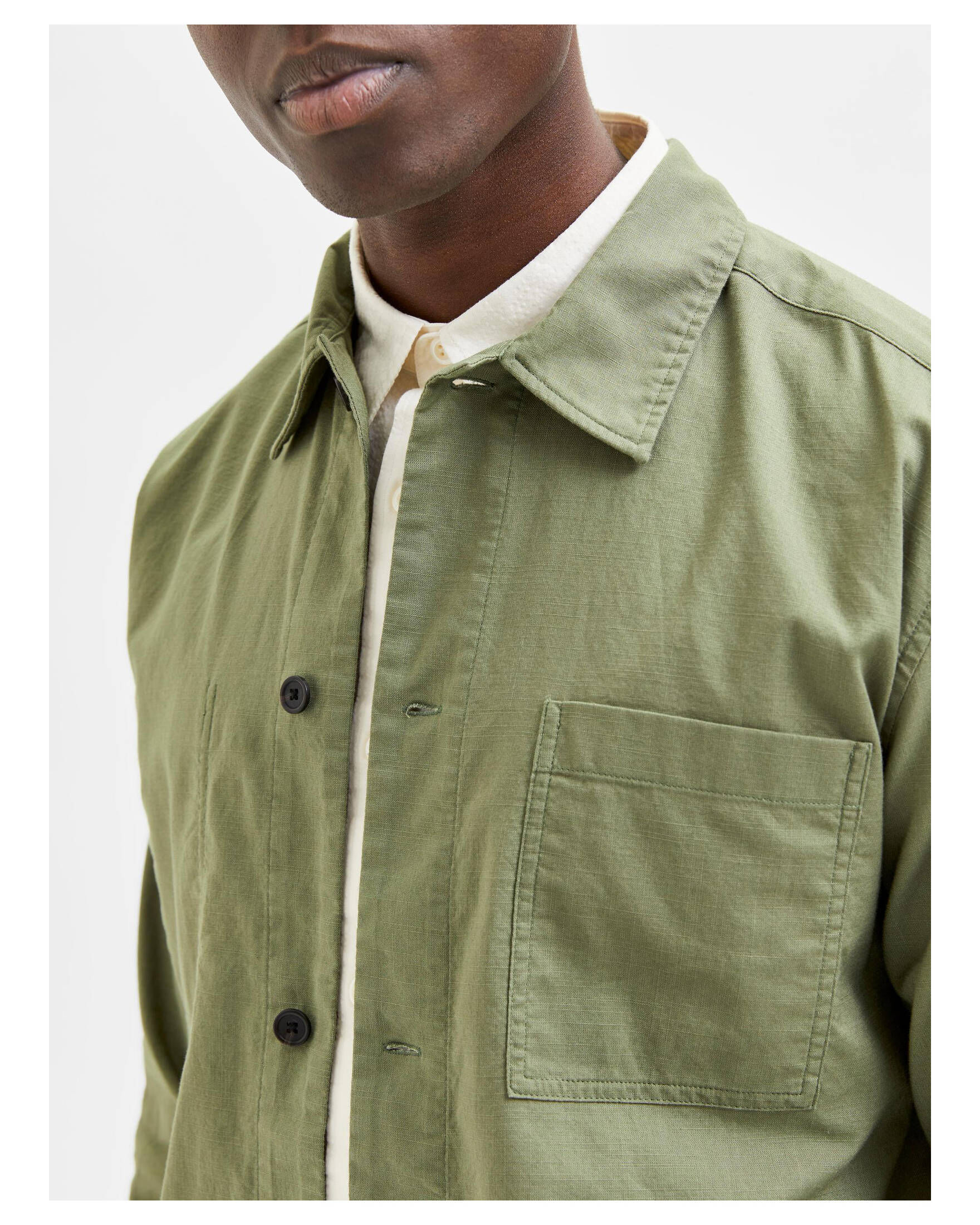 Selected Homme| Herren Hemdjacke SLHLooseluka Overshirt