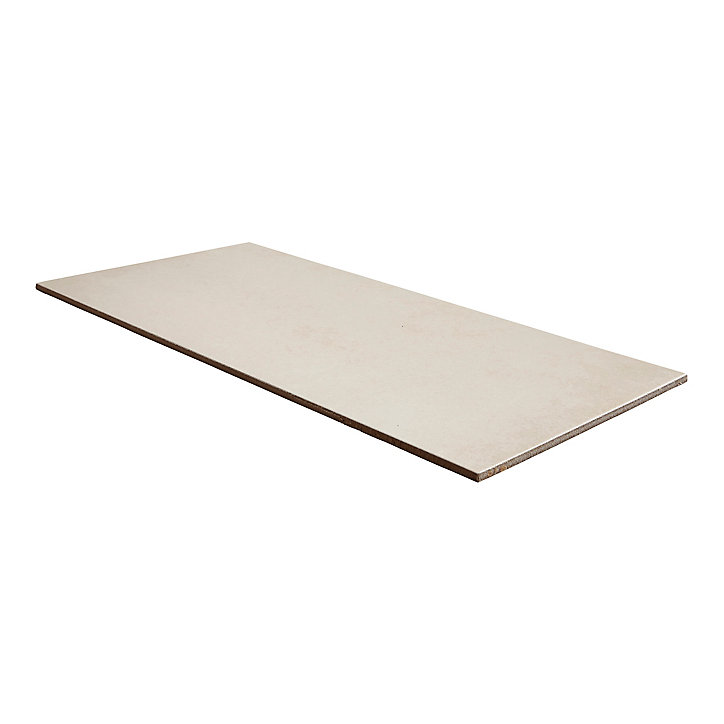 Carrelage sol ivoire 30,7 x 61,7 cm Konkrete