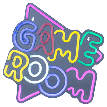Neon wandlamp Game room 35,5x33,5cm