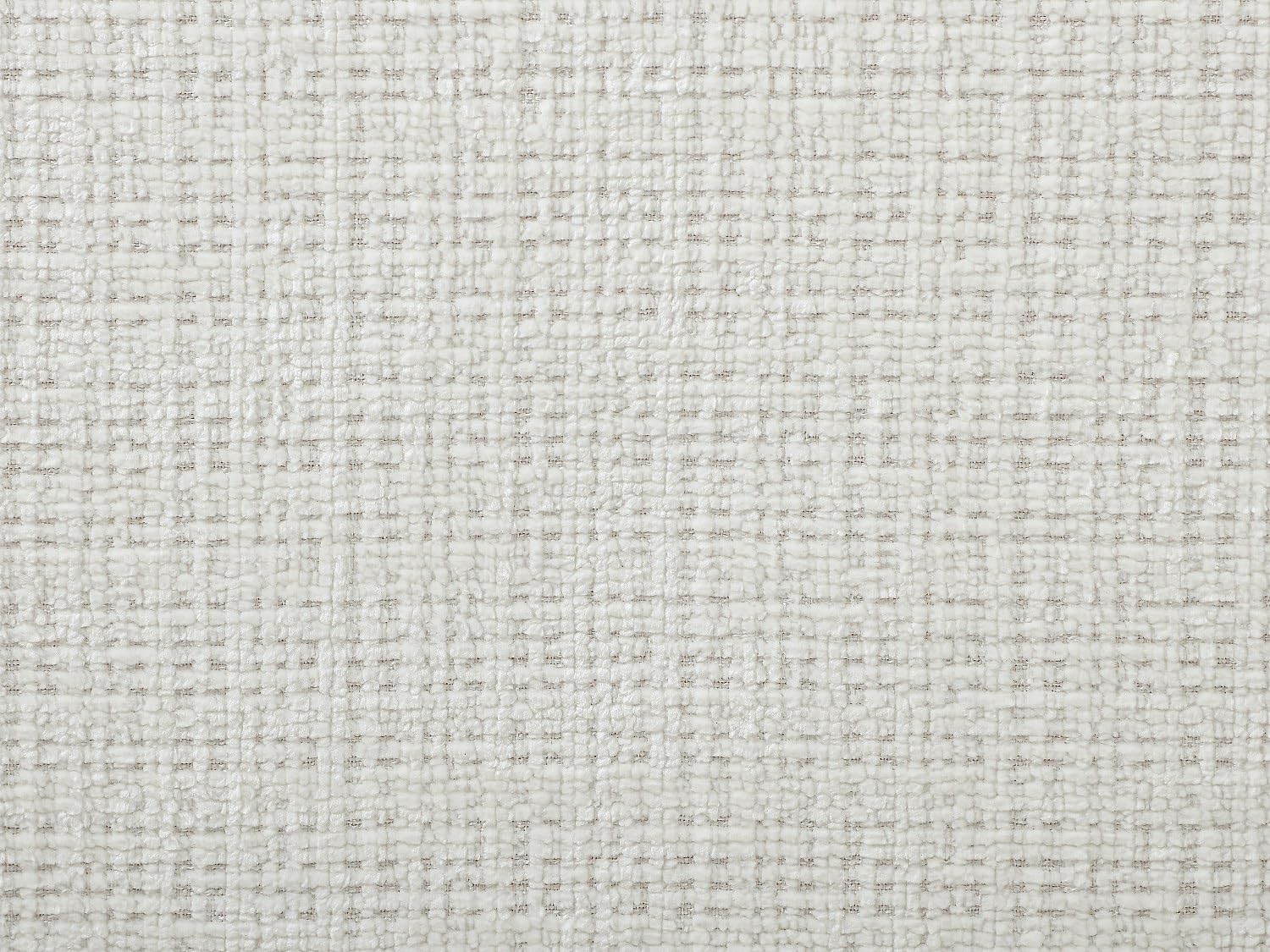 Vente-unique-Ecksofa – Ecke Links – Chenille-Stoff – Offwhite – ANELKO