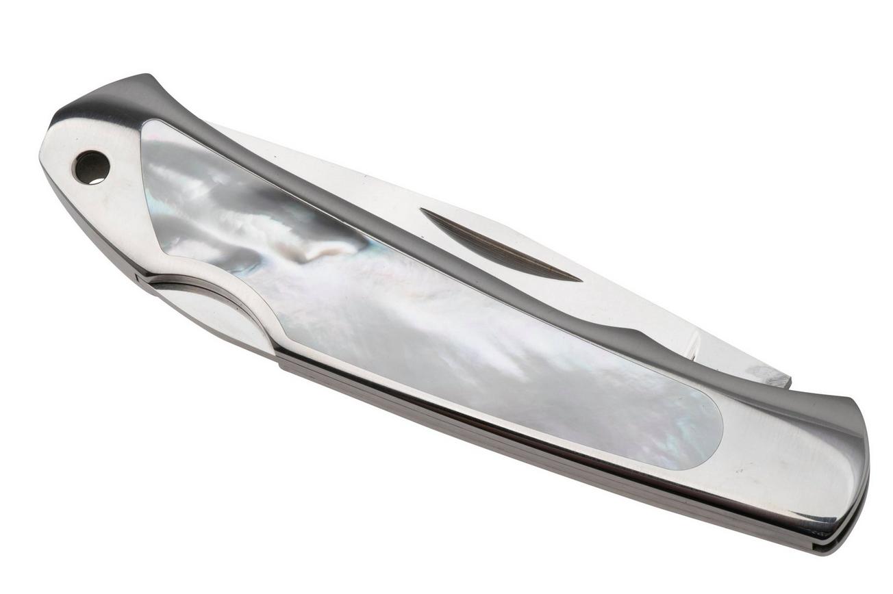 Moki Serapis Lockback 610E Polished VG10, Mother Of Pearl, zakmes
