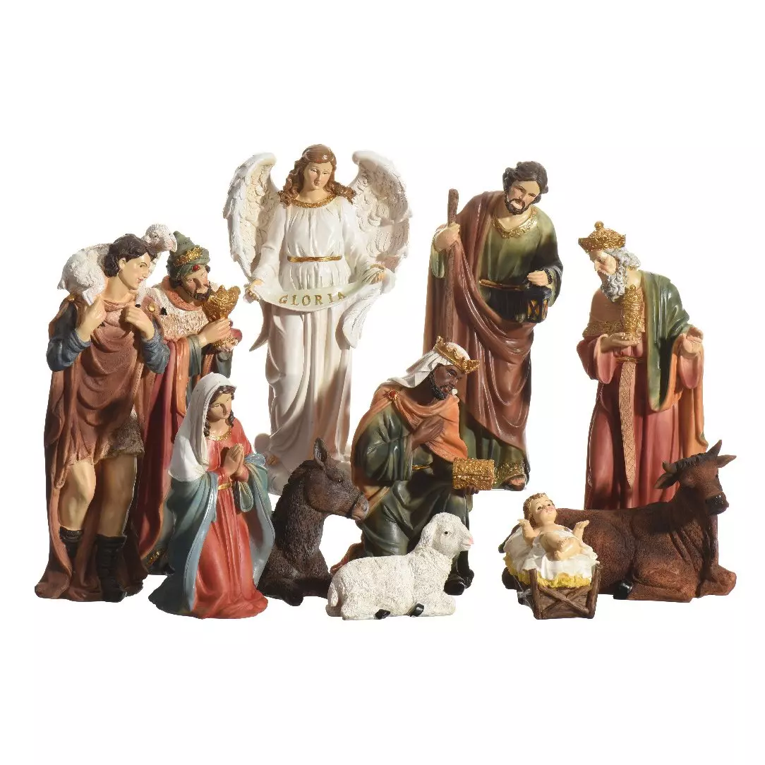 Les 11 santons (Hauteur 30 cm) de Pauline