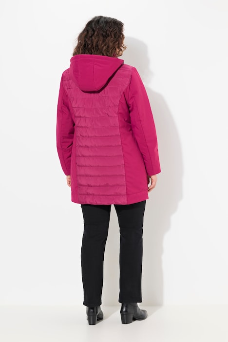 HYPRAR Hybridjacke, Stepp/Softshell, Stehkragen, Kapuze