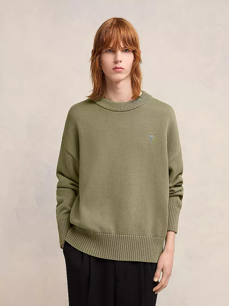 AMI PARIS Pullover olive