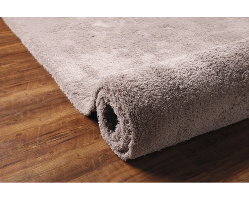 Shaggy Wellness vloerkleed, roze, rond, Ø 160 cm