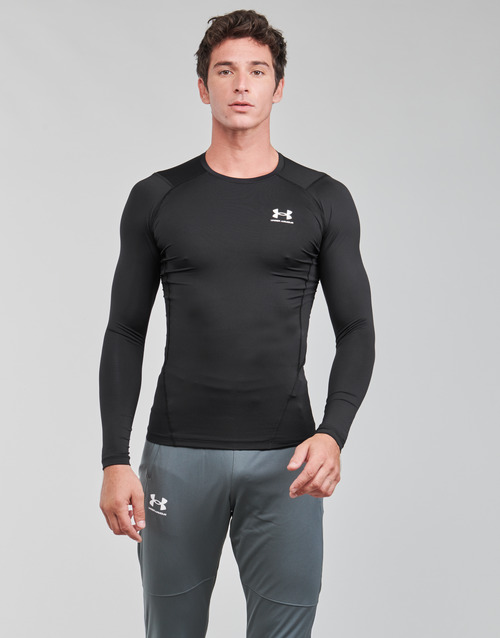 Under Armour - UA HG ARMOUR COMP LS Negro / Blanco