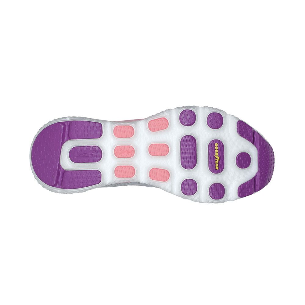 Skechers GO RUN MAXROAD 5 - Chaussures running Femme gray/pink