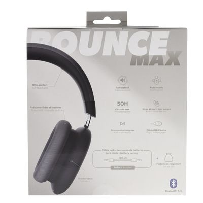 T'nB Bounce Max - Casque Bluetooth sans fil - noir