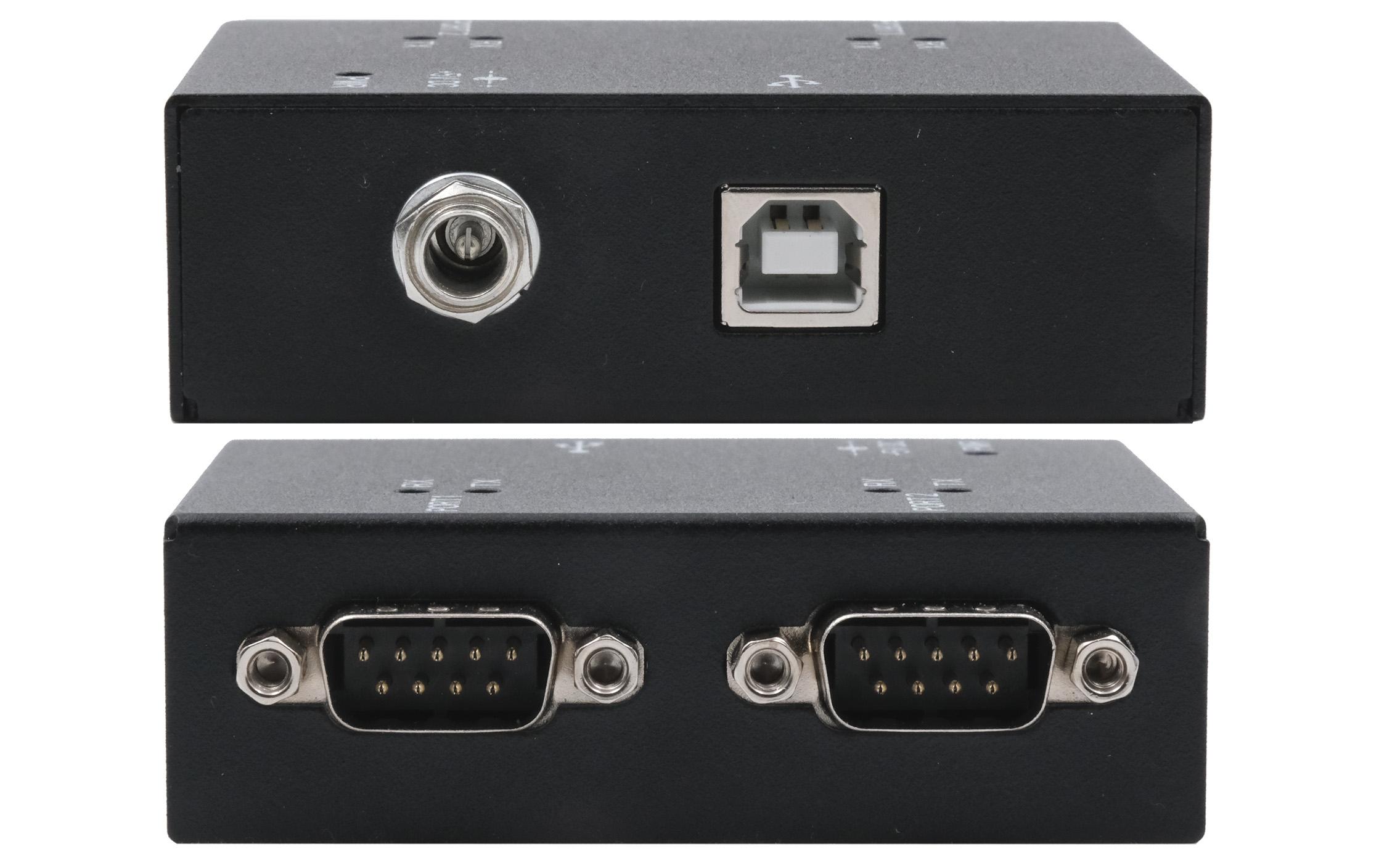 Schnittstellenkonverter EX-13072HM2-Port USB-zu-Serial-Adapterkabel (9 Pin RS-232)