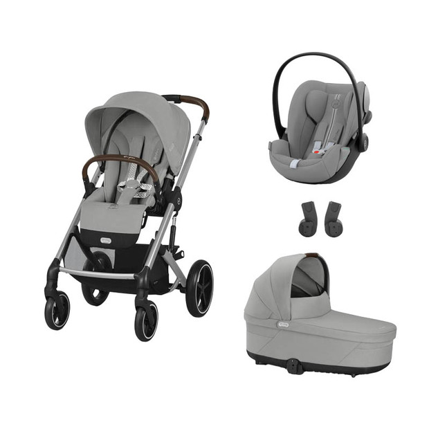 POUSSETTE TRIO Balios S Lux SLV + Cloud G I-Size + Nacelle Stone Grey - CYBEX