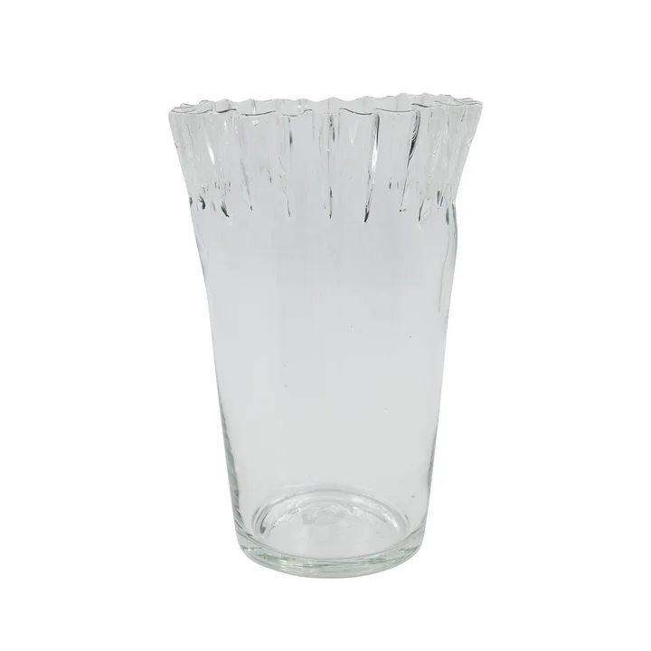 House Doctor - Fold Vase, H 28 cm, klar