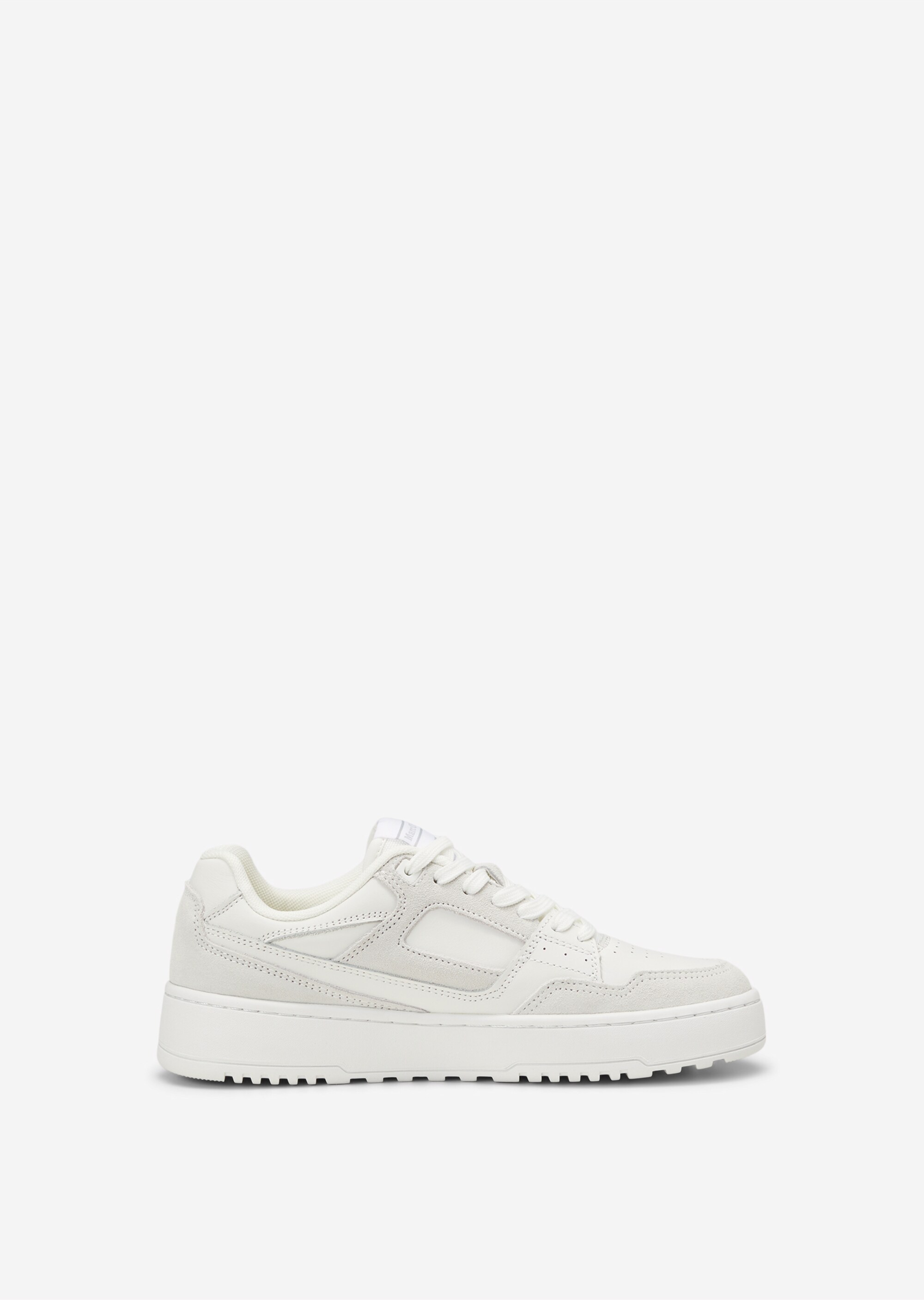 Sneaker aus Rindleder-Mix