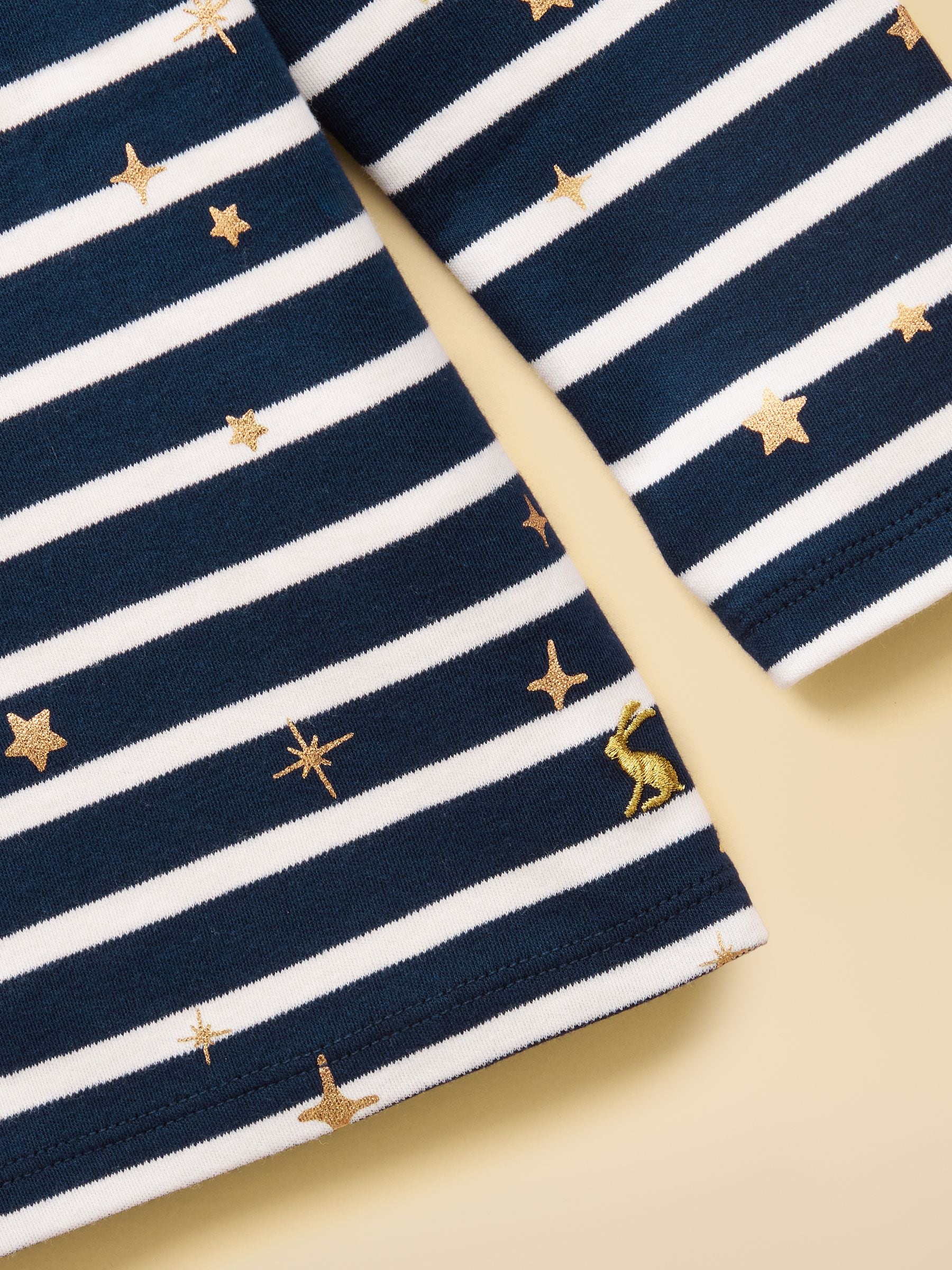 Marineblauw gestreept - Joules Girls' Harbour Long Sleeve Jersey Top