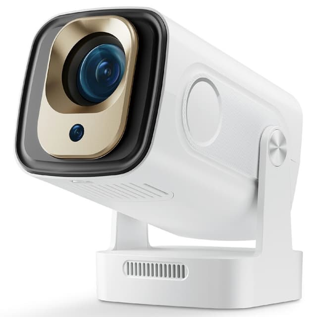 HY260 Pro Projektor 1GB+8GB Android 11.0 WiFi6 BT5.4 Hjemmebiograf 200 ANSI Lumen