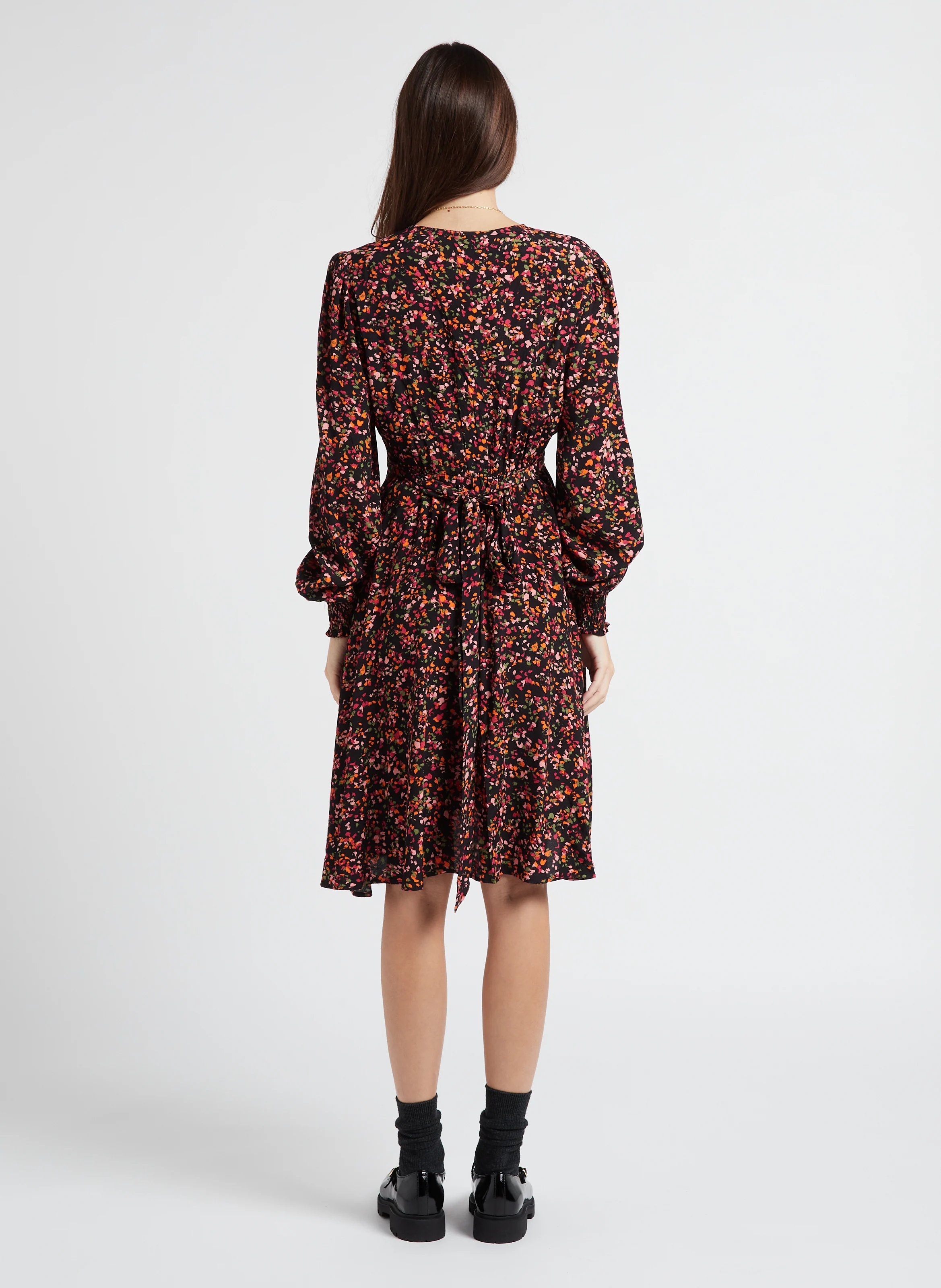 ANNIKA - Robe col V cache-cur| Multicolore
