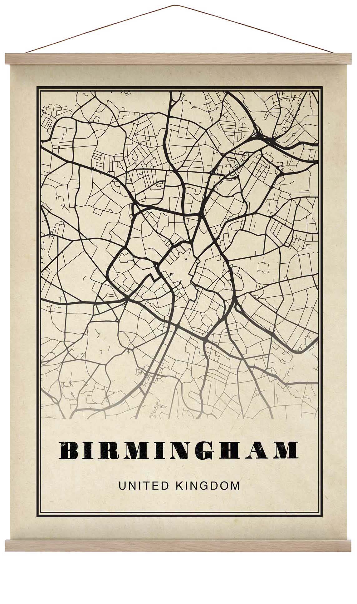 Birmingham Stadt Sepia
