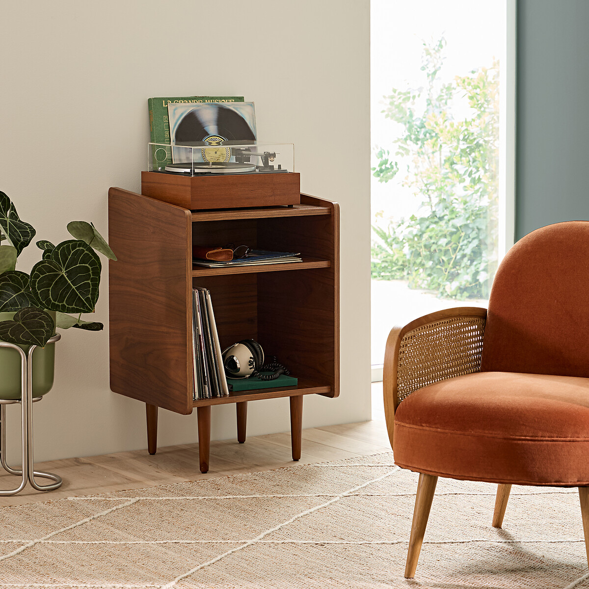 LA REDOUTE INTERIORS<br>Móveis vintage em vinil L51 cm, Ronda