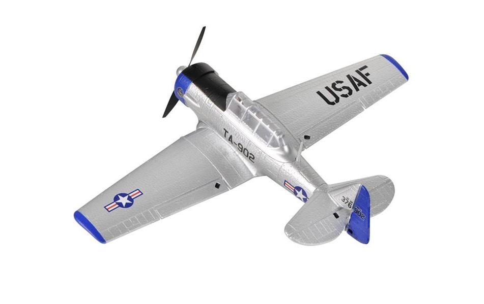 Warbird Mini AT-6 450 mm, Blau, RTF<br>Kleines 4-Kanal RC-Flugzeug mit Gyro