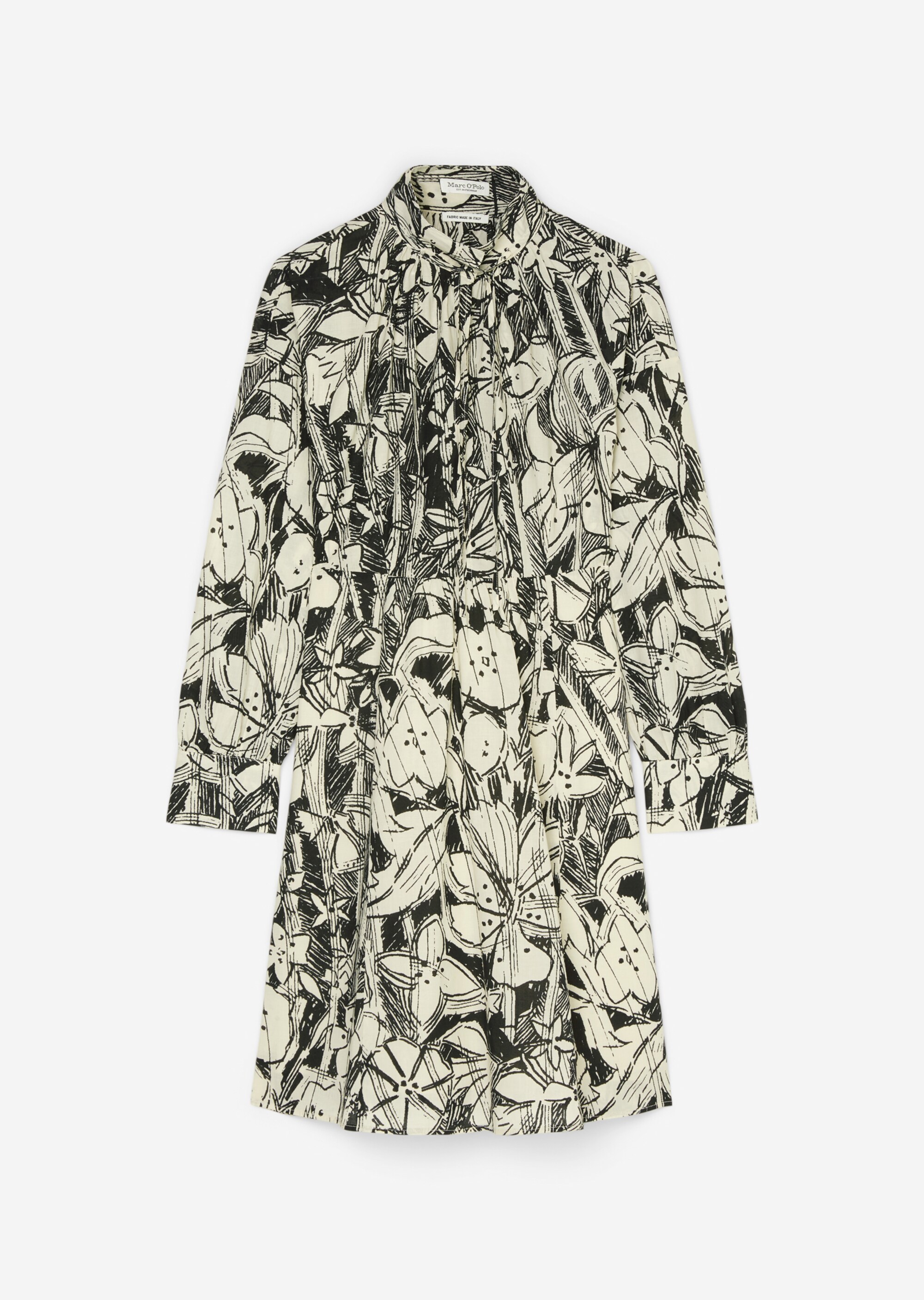 Print-Kleid A-Shape aus reiner Baumwolle