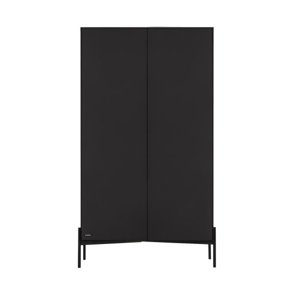 Kidsmill Boutique Kledingkast 2-Deurs Zwart Mat