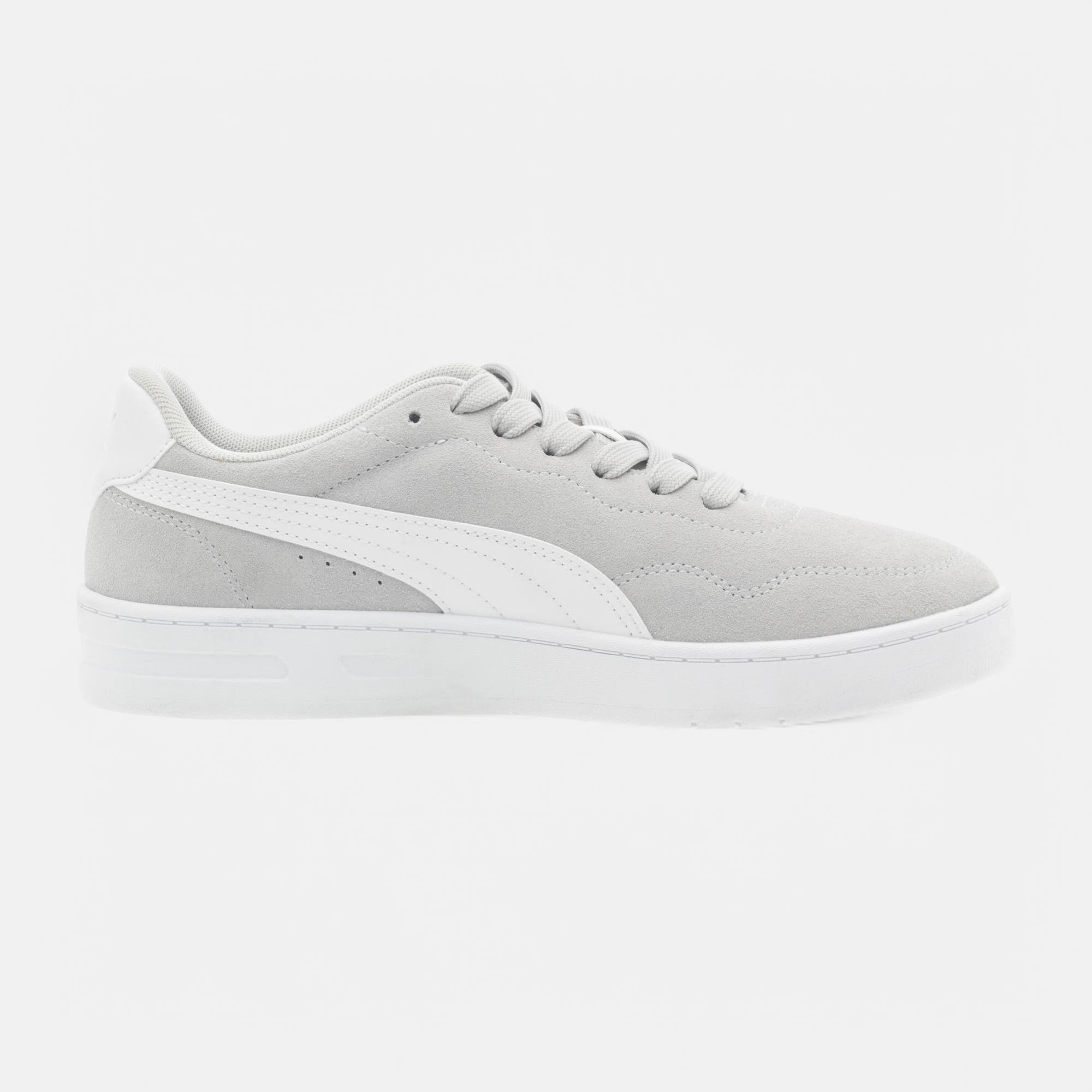 Sneakers Femme en cuir gris
