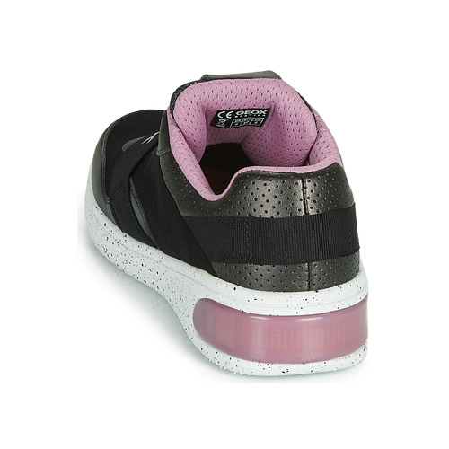 Geox - J XLED GIRL - Noir / Rose / LED