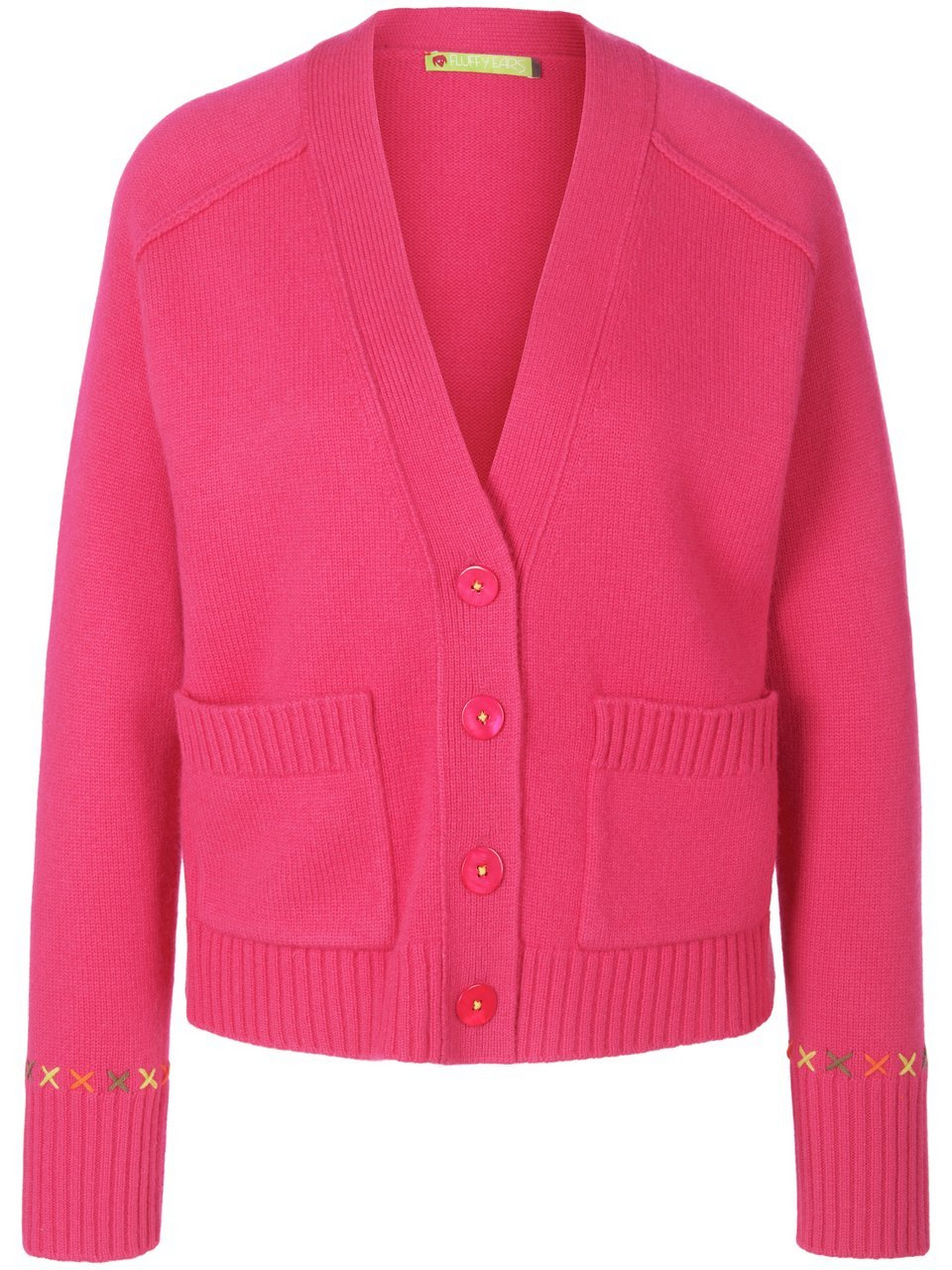 Strickjacke aus Schurwolle und Kaschmir