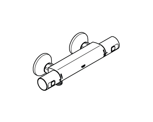 Grohe Quickfix douchemengkraan met thermostaat PRECISION START, matzwart, 345942430