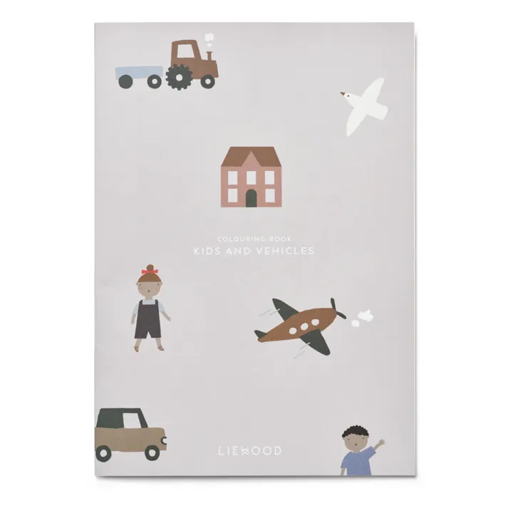 Liewood Carnet de coloriage Odell | Vehicles/Downtown mix