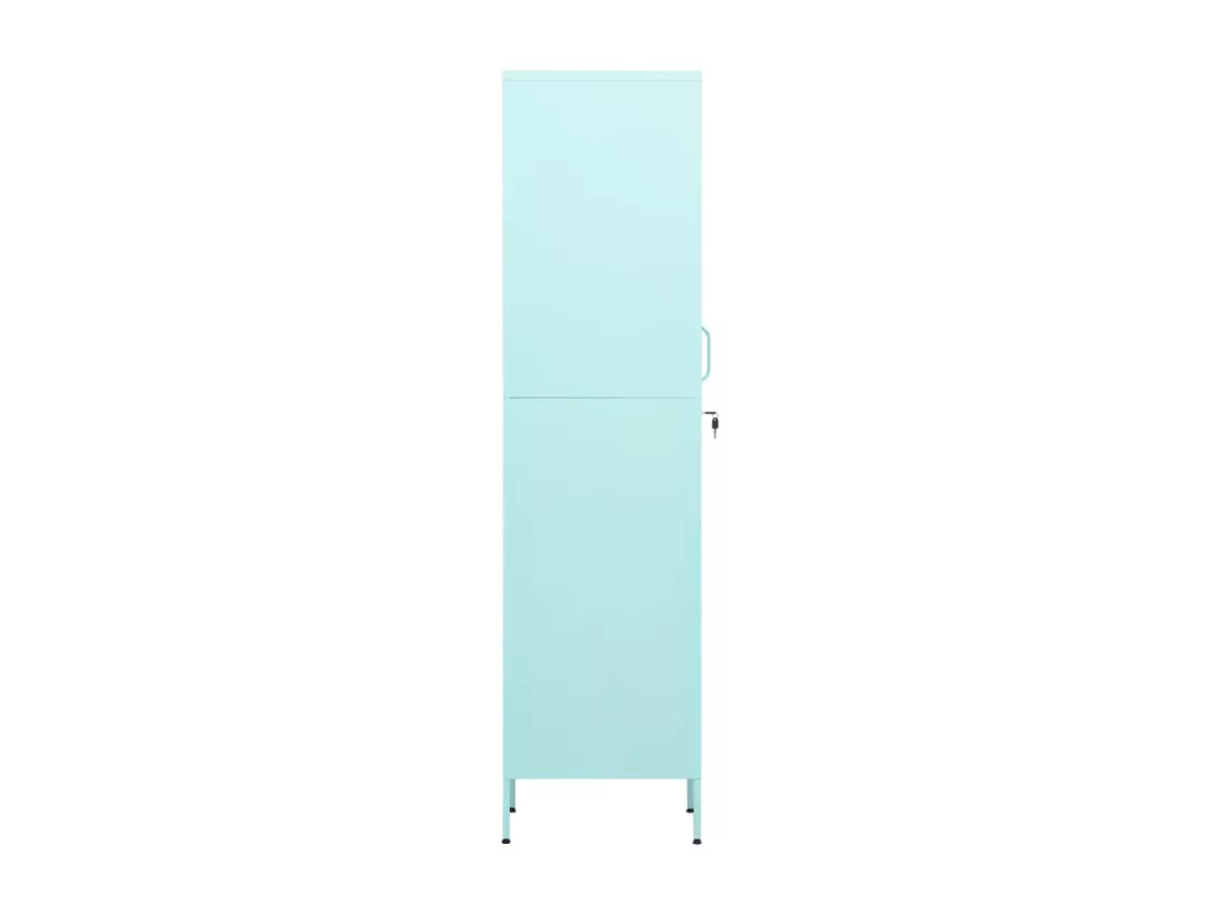 Armoire à casiers Vert menthe 35x46x180 cm Acier
