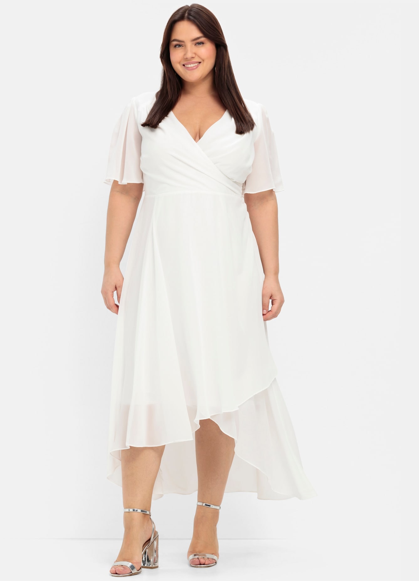 Sheego Chiffonkleid »Chiffonkleid«