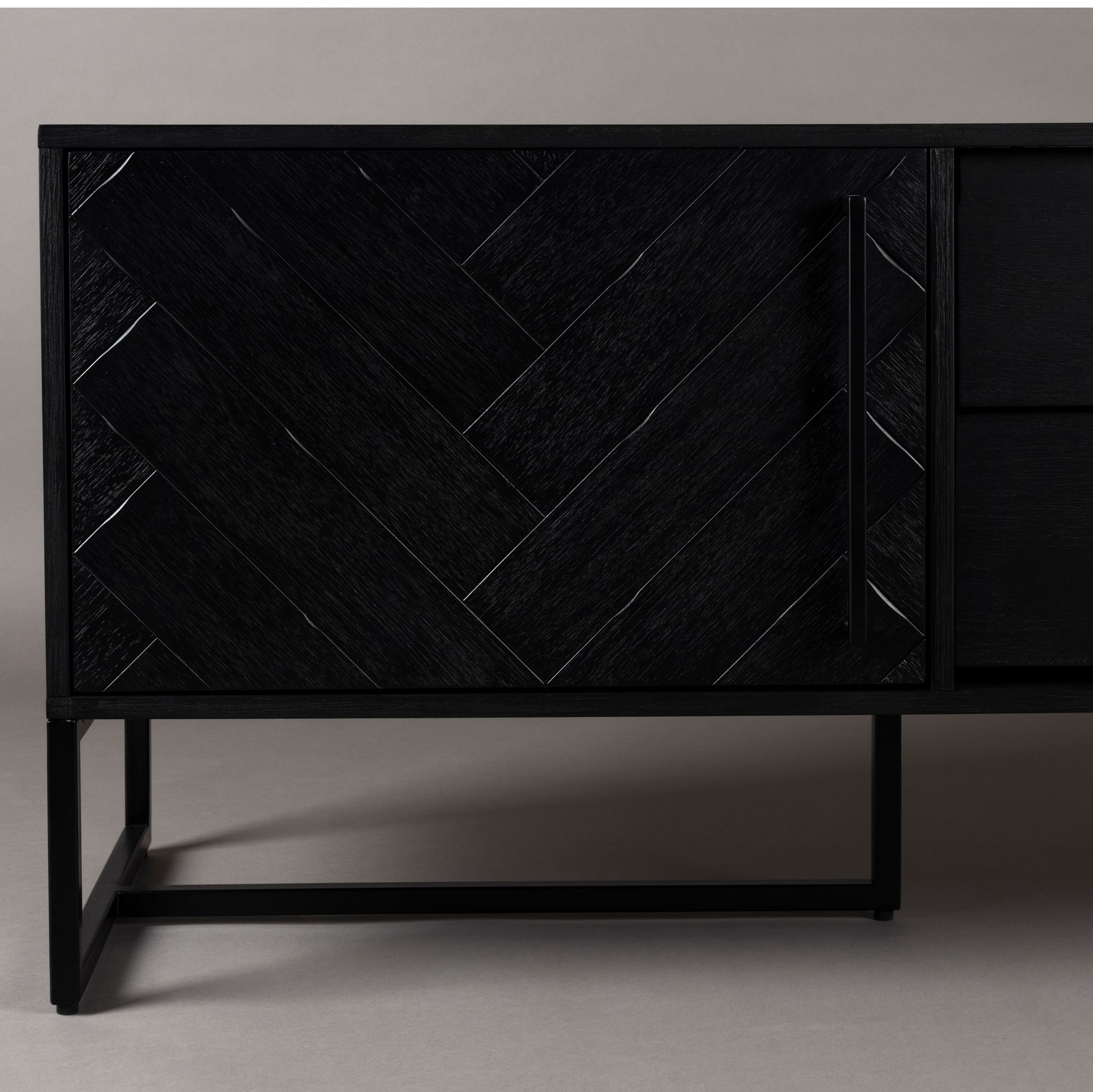 Dutchbone Class Dressoir Laag Acaciahout Zwart