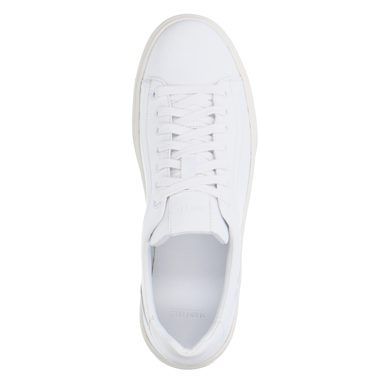 Witte leren sneakers