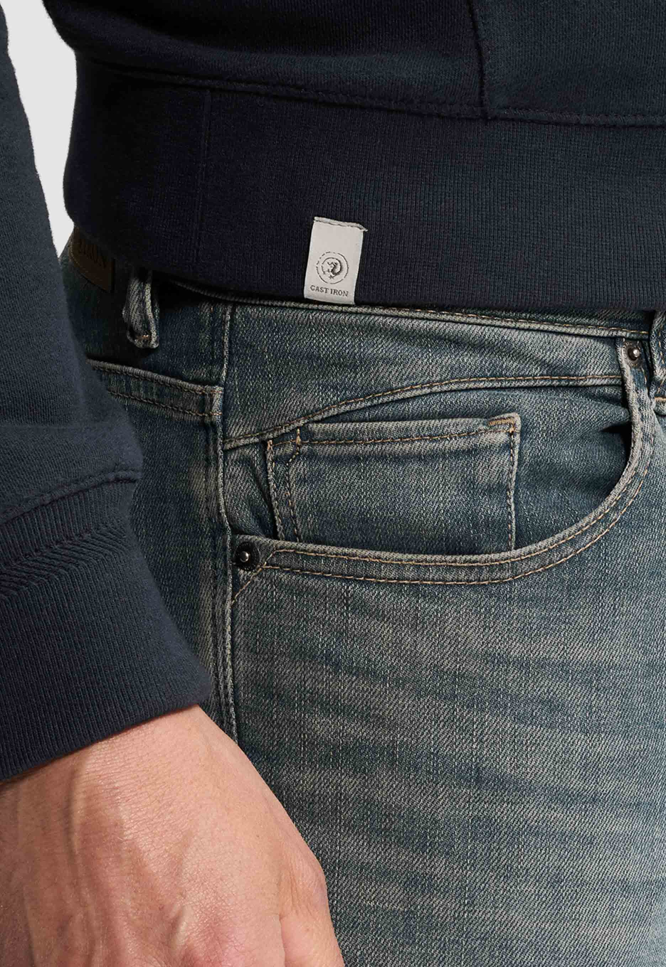 Cast Iron Shiftback Tapered Fit Jeans