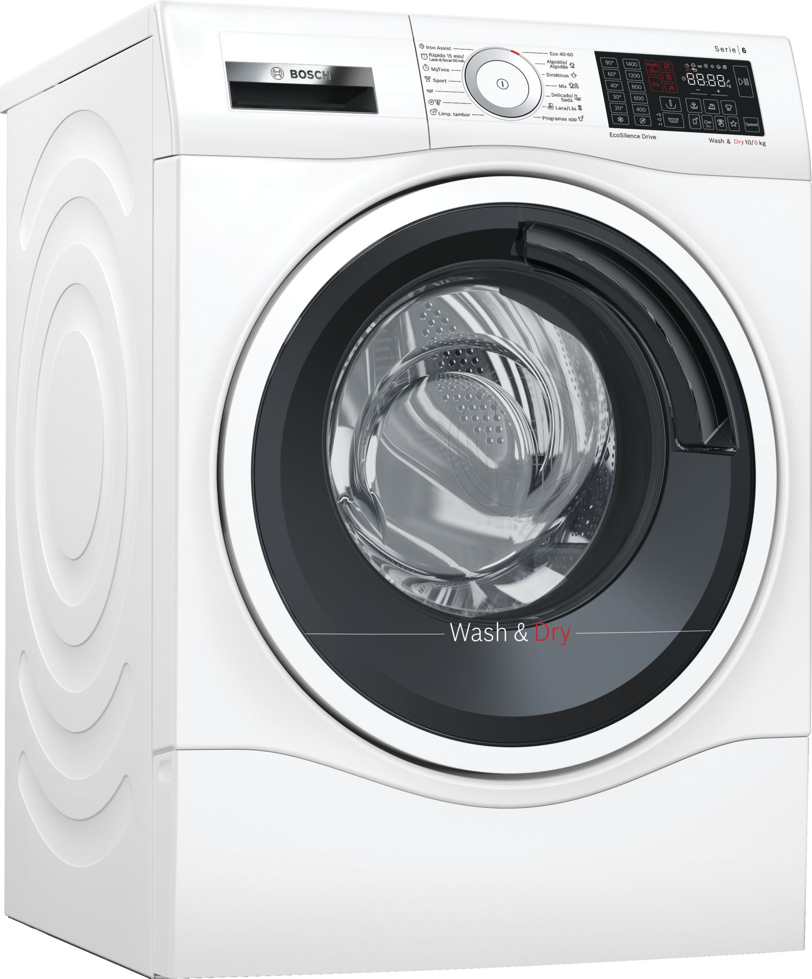 Lava e seca Série 6, 10/6 kg, 1400 rpm, WDU8H541ES