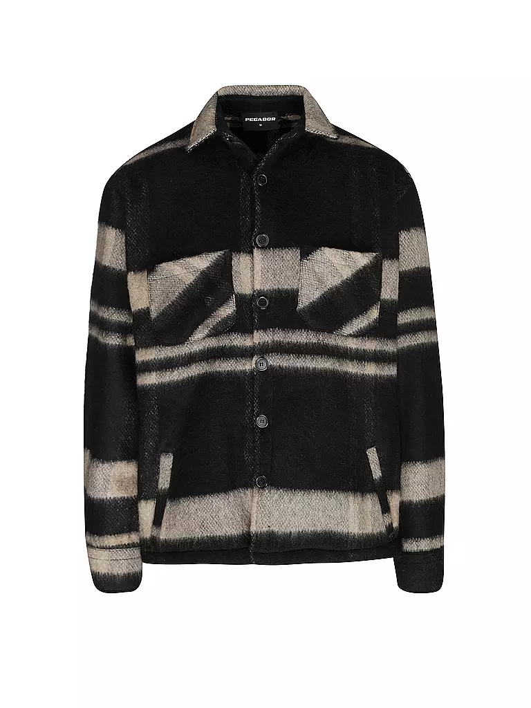 PEGADOR Overshirt schwarz